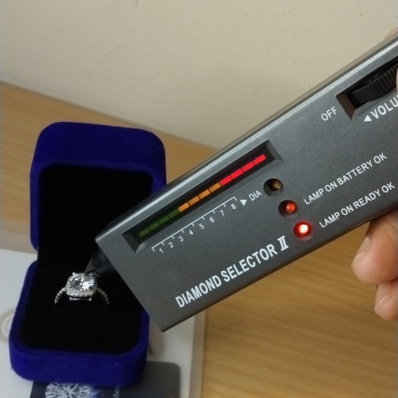 Moissanite🥰 lab grown 2 carat diamond round cushion paved Halo engagement ring - Picture 14 of 14